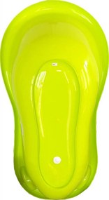Cadita ergonomica pentru bebelusi si copii NOVOKIDS™ Little Bear, baita bebe, dimensiuni 100X50X25, suport anti alunecare, supapa scurgere, Verde
