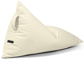 Fotoliu puf pentru copii crem cu tapițerie din țesătură bouclé Razzy – SLOWDOWN