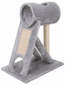 Ansamblu de joaca pentru pisici, gri, 60x45x74 cm