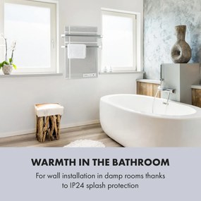 Klarstein Hot Spot Wave, încălzitor cu infraroșu, 51 x 80 cm, 20 m², 1000 W, fără trepte, IP24, aluminium