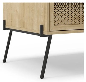 Măsuță de cafea în culoare naturală cu aspect de lemn de stejar 60x100 cm Ecrin – Marckeric