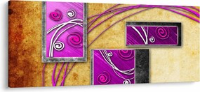 Tablou abstracție (120x50 cm)