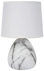 Lampă de masă MARMO 1xE14/40W/230V alb Lucide 47508/81/31