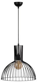 Lustră neagră cu abajur din metal ø 38 cm Fellini – Opviq lights