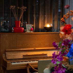 Lampă de masă retro neagră cu sticlă transparentă - Eclipse