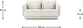 Canapea lemn masiv Yves 190x100 cm