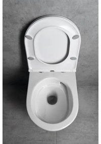 Bruckner - WC suspendat Vortex Rimless FULDA ceramică/alb