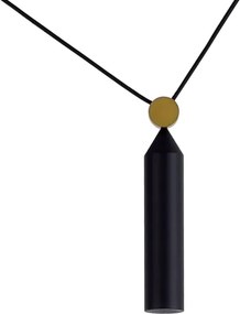 Pendul cu cablu ALTO 1xE27/60W/230V negru