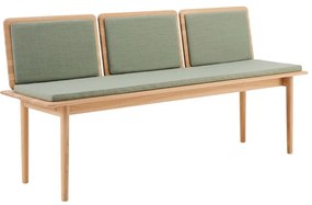 Bancă tapițată cu lână verde deschis Elba - Hammel Furniture