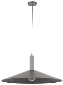 Lustră pe cablu CAPRI 1xE27/15W/230V d. 70 cm antracit/gri