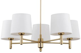 Candelabru modern design elegant PONTE 5L crem