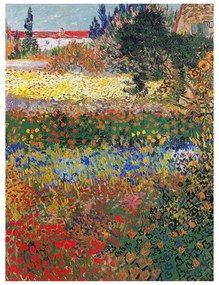 Reproducere tablou Vincent van Gogh - Flower Garden, 60 x 45 cm