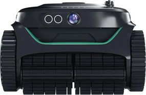 Robot fara fir pentru piscine Wybot C2 Pro Vision, 65 W, 180 min, 200 m², Camera AI, Filtrare dubla, Functii autonome, Negru