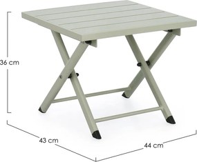 Măsuță de cafea pentru exterior din aluminiu 43x44 cm Taylor – Bizzotto