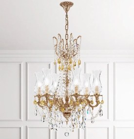 Candelabru LUX realizat manual cu cristale Scholer Queen 6L