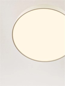 Plafoniera LED stil modern 3000K NOELIA crem 50cm