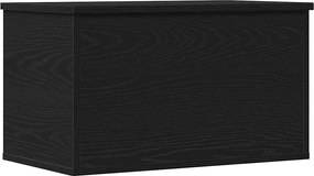vidaXL Cutie de depozitare Stejar Negru 60 x 35 x 35 cm Lemn compozit