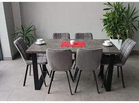 Masă extensibilă COLIN, gri