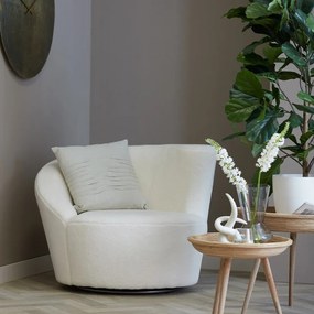 Măsuțe auxiliare 2 buc. rotunde din ratan ø 56 cm Colon – Light &amp; Living