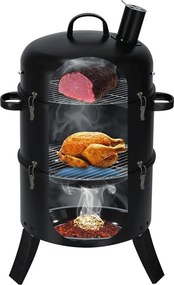 Grătar multifuncțional cu afumătoare Avenberg WURSTMANN