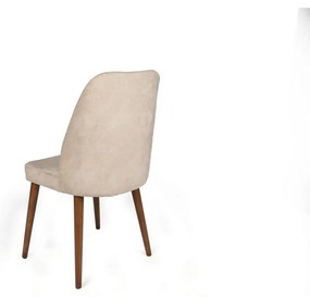 Set de scaune de sufragerie Dallas Beige andWalnut, 2 buc.