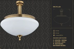 Lustra aplicata design clasic realizata manual Decor