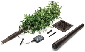 Decorațiune LED solară Aigostar 285xLED/3,8m IP65 alb cald măslin