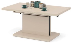 Mazzoni ASTON Bej [Super Mat / Anti-fingerprint] - MĂSUȚĂ EXTENSIBILĂ MODERNĂ MĂSUȚĂ DE CAFEA CAȘMIR