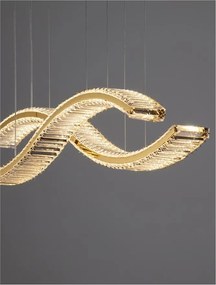 Lustra LED suspendata design elegant AURELIA 95W aurie
