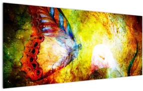 Tablou - Fluture spațial (120x50 cm)