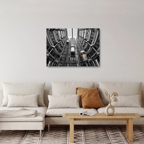 Tablou cu lift în clădire (70x50 cm)