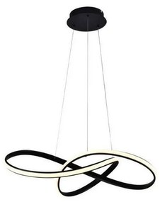 Lustră LED dimabilă pe cablu LED/70W/230V 3000-6500K negru + telecomandă