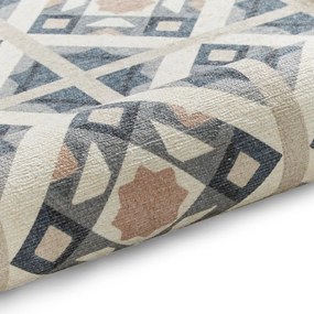 Covor tip traversă gri-crem lavabil 76x230 cm Victoria Orange – Think Rugs