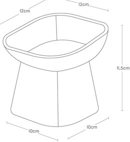 Bol pentru animale de companie din ceramică Tower – YAMAZAKI