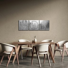 Tablou - Lavanda (cu ceas) (90x30 cm)