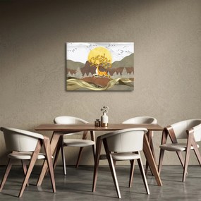 Tablou cu cerb (70x50 cm)