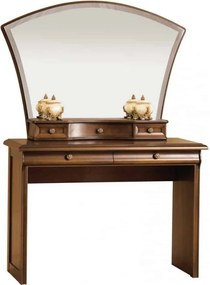 Masă lemn masiv nuc Toaletă Harper, 114 × 46,1 × 158 cm
