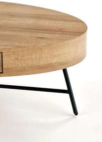 Masă de cafea Corisa (stejar auriu + negru). 1028112