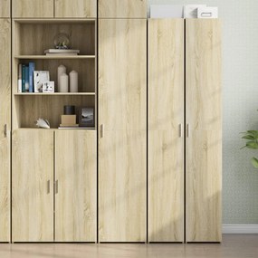vidaXL Dulap înalt, stejar sonoma, 40x42,5x185 cm, lemn prelucrat