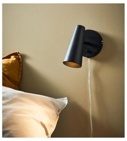 Aplică Markslöjd Crest, înălțime 17 cm, negru