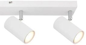 Plafoniera cu 4 spoturi directionabile design modern ROBBY alb