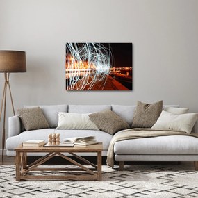 Tablou cu valuri de lumini (70x50 cm)