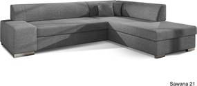 Colțar lemn masiv Extensibil Primo Depozitare 278x217cm Culoare Sawana 05