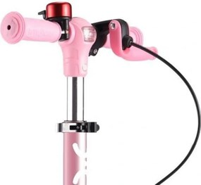 Trotineta copii cu roti luminoase din silicon NOVOKIDS™ Toy Cube , cu melodii si lumini, 3 roti,pliabila, maner reglabil pe inaltime,maxim 50 kg,