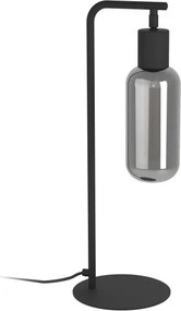 Eglo 901007 - Lampă de masă MAIONE 1xE27/4W/230V neagră/fumurie
