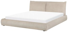 Pat matrimonial 180 cm Vetiver (gri bej) (cu somieră). 1076468