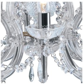 Searchlight - Lustră de cristal pe lanț MARIE 8xE14/40W/230V