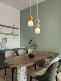 Pendul ceramic design modern CHIC portocaliu