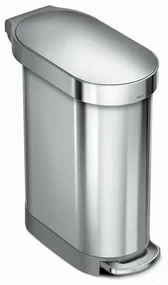 Simplehuman Coș cu pedale Slim 45 l, oțelinoxidabil