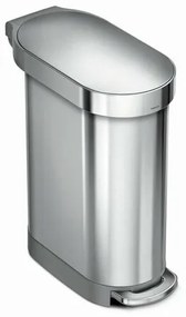 Simplehuman Coș cu pedale Slim 45 l, oțelinoxidabil